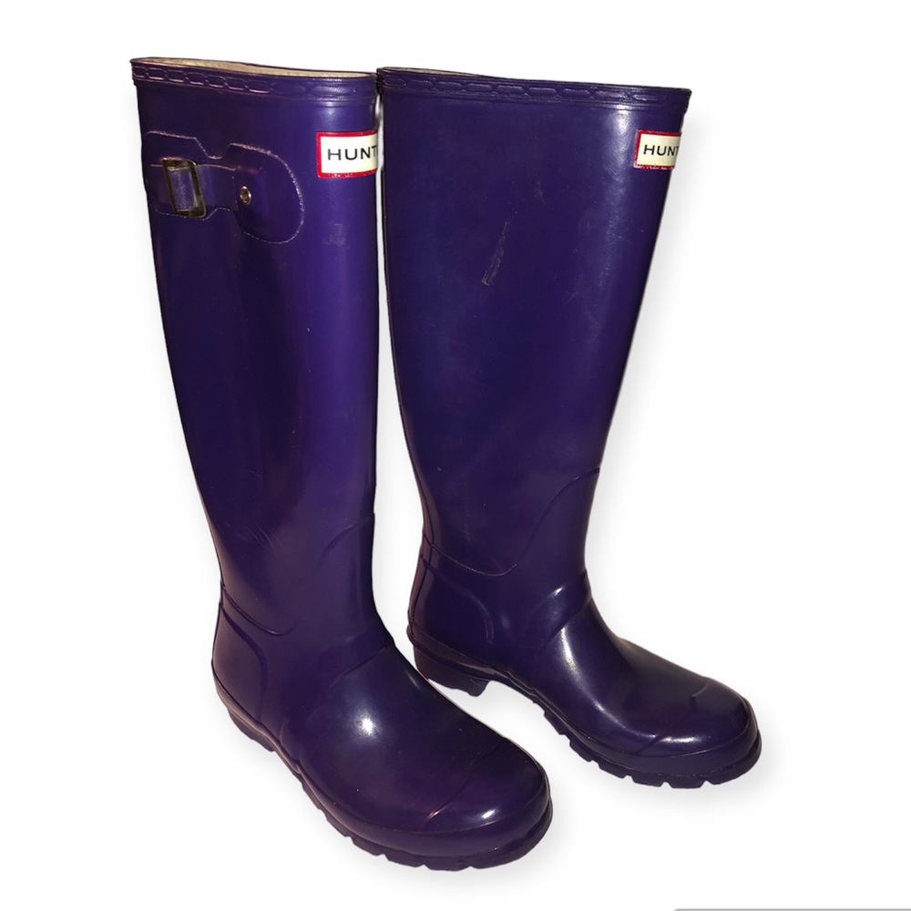 Hunter tall rain boots